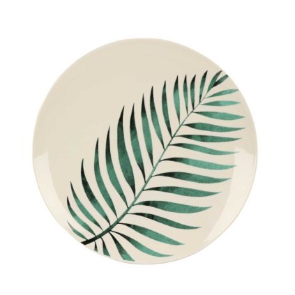 Porcelánový tanier Leafs1, (fi) 27 cm, listy