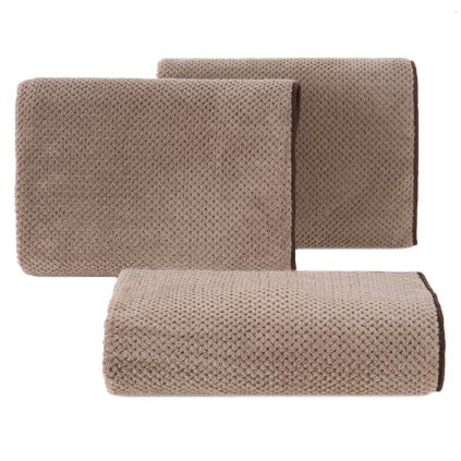 RÝCHLOSCHNÚCI UTERÁK Z MIKROVLÁKNA ZOE1 SADA 3KS 70X140 CM BÉŽOVÁ