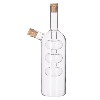 Sklenená karafa na olej a ocot Duo 220 ml/70 ml