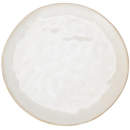 Kameninový tanier Sia, (fi) 27,8 cm, krémová