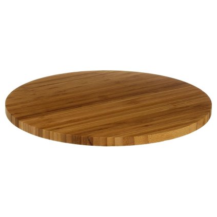 Drevený otočný servírovací podnos Wood, (fi) 35 cm