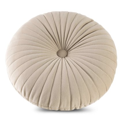 DEKORAČNÝ VANKÚŠ VELVET68 (FI) 40 CM BÉŽOVÁ
