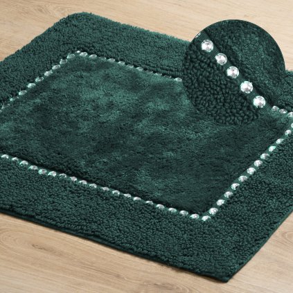 PREDLOŽKA DO KÚPEĽNE CHIC 50X70 CM TMAVOZELENÁ