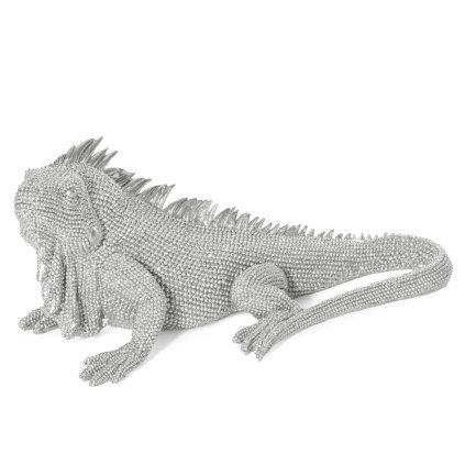 DEKORAČNÁ SOŠKA ELDO 31X15X12 CM STRIEBORNÁ