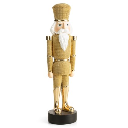 VIANOČNÁ SOŠKA NUTCRACKER 37CM ZLATÁ