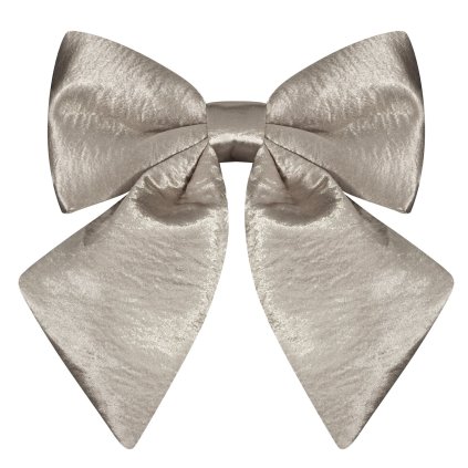 VIANOČNÁ DEKORÁCIA BOW SADA 12KS 22X24 CM STRIEBORNÁ