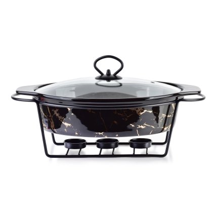 Keramická misa s ohrievačom Midnight 1,6L