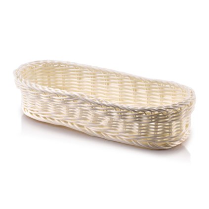 Košík na príbor Sino White, 27x6x11 cm