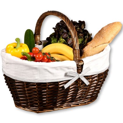 Košík na ovocie Basket Dark, 45x34x37 cm