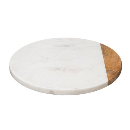 Mramorový otočný servírovací podnos Marbl W, (fi) 30 cm