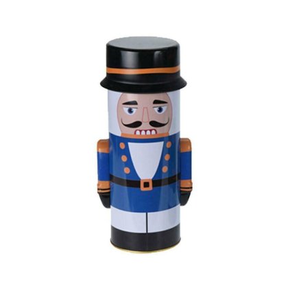 Kovová nádoba na potraviny Nutcracker1, 24,5x8,5 cm, modrá