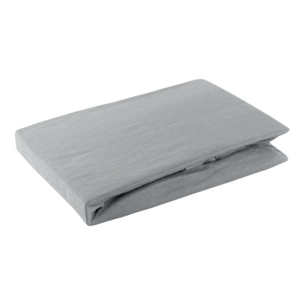 JERSEY PRESTIERADLO 220X240 CM, VÝŠKA 30 CM SIVÉ