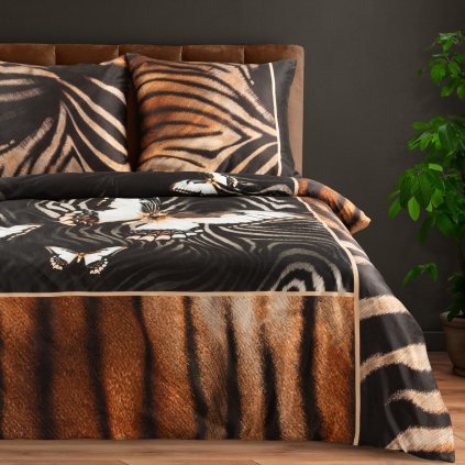 MAKOSATÉNOVÉ OBLIEČKY EVA MINGE EVA18 200X220 CM, 2 KS 70X80 CM VZOROVANÉ