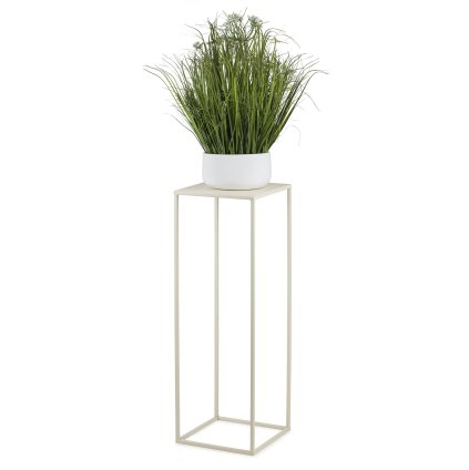 5907600442832 kremowy kwietnik stojacy 70 cm