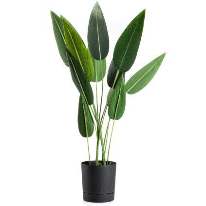 PLASTOVÝ KVETINÁČ AZALEA 22,5X23,5 CM IMITÁCIA BETÓNU ČIERNA