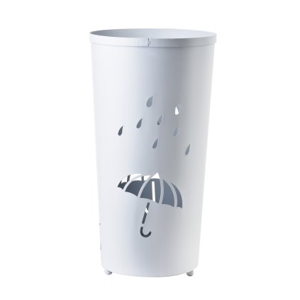 Kovový stojan na dáždniky Cedric White Rain, 45,5x24 cm