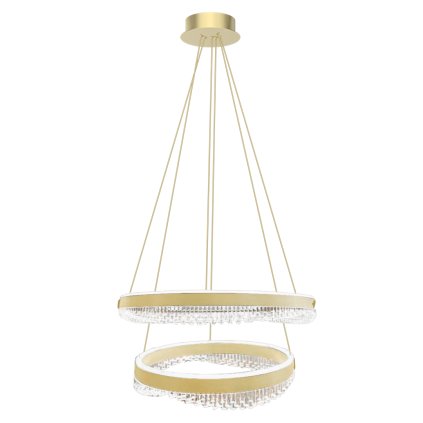 Závesné LED svietidlo Preciosa, 2x LED 85w, 4000k, g