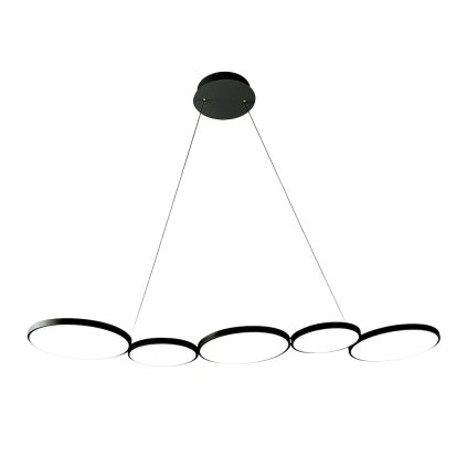 Závesné LED svietidlo Olympia, 5x LED 50w, 4000k, b