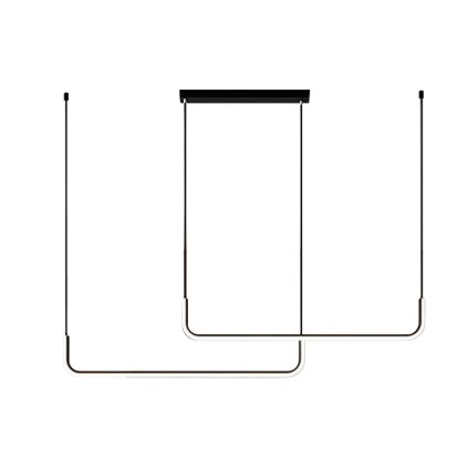 Závesné LED svietidlo Horizon, 2x LED 22w, 4000k, b