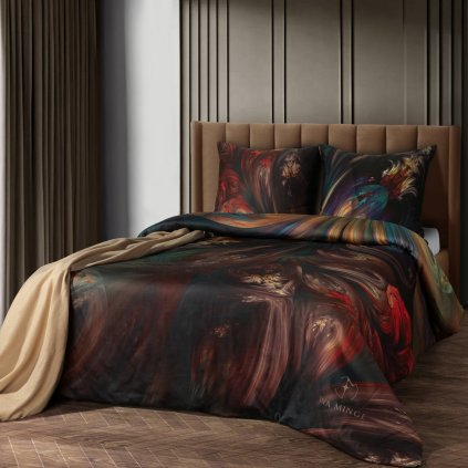 MAKOSATÉNOVÉ OBLIEČKY EVA MINGE ASTRAL 160X200 CM, 2 KS 70X80 CM VZOROVANÉ