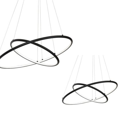Závesné LED svietidlo Orion, 2x LED 53w, 3000k, b