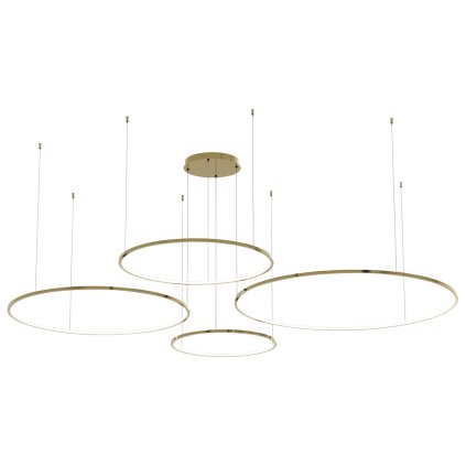 Závesné LED svietidlo Saturno, 4x LED 120w, 4000k, g
