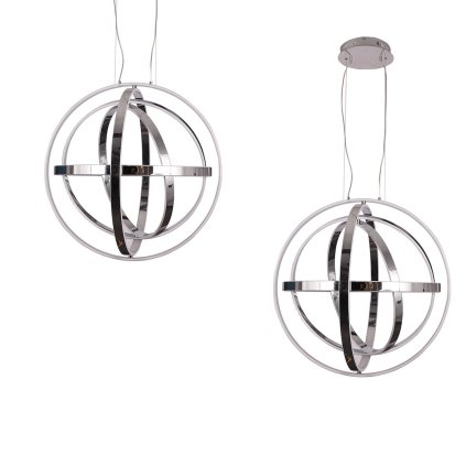 Závesné LED svietidlo Copernicus, 5x LED 260w, 3000k, ch