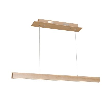 Závesné LED svietidlo Timber, 1x LED 18w, 3000k, drevo
