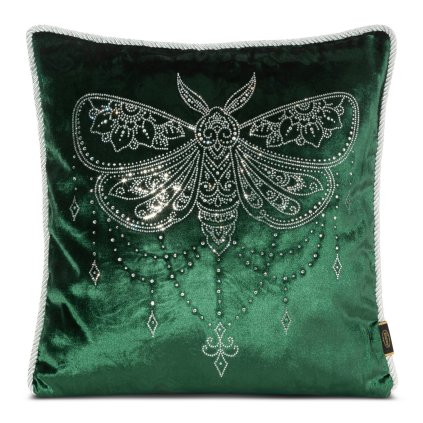 DEKORAČNÁ OBLIEČKA NA VANKÚŠ ROYAL10 45X45 CM TMAVOZELENÁ