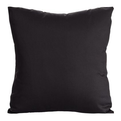 SATÉNOVÁ OBLIEČKA NA VANKÚŠ DINA 40X40 CM ČIERNA