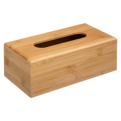 Box na vreckovky Terre, 25x8,5x13 cm, bambus
