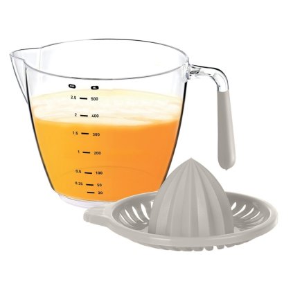 Plastový džbán s odmerkou a odšťavovačom 0,5 l svetlobéžová