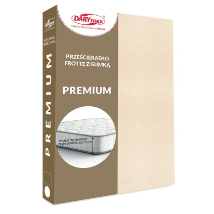 FROTÉ PRESTIERADLO PREMIUM 130X200 CM SVETLOBÉŽOVÉ