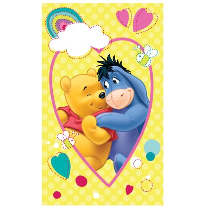 DETSKÝ FROTÉ UTERÁK WINNIE THE POOH 30X50 CM VZOROVANÝ