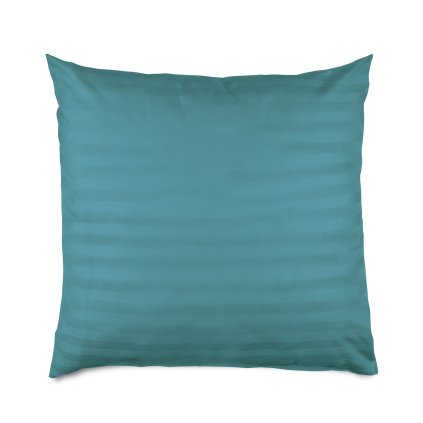 BAMBUSOVÁ OBLIEČKA NA VANKÚŠ STRIPE SEA 40X40 CM TYRKYSOVÁ