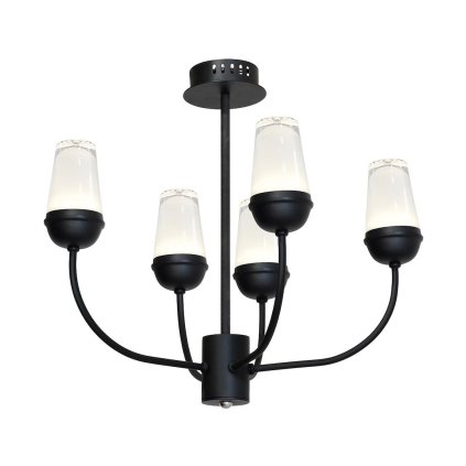 Luster Luton, 5x akrylové tienidlo, b