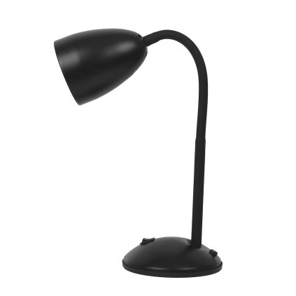 Stolná lampa Logic, 1x čierne kovové tienidlo, b