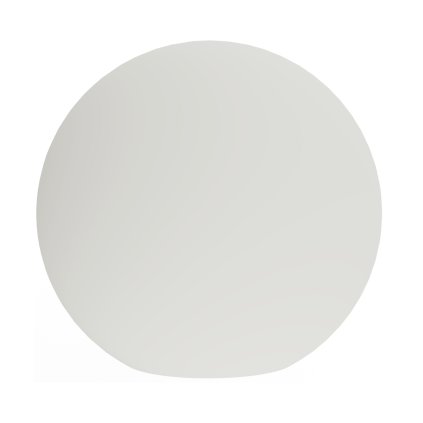 Exteriérové svietidlo Globo, 1x biele plastové tienidlo, (fi 60cm)