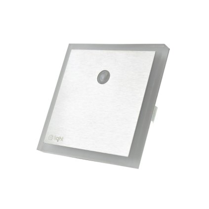 Schodiskové LED svietidlo Evo, 1x LED 0,6w, 6500k, s, pohybový senzor