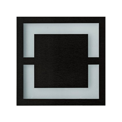 Schodiskové LED svietidlo Quadro, 1x LED 0,6w, 3000k, b