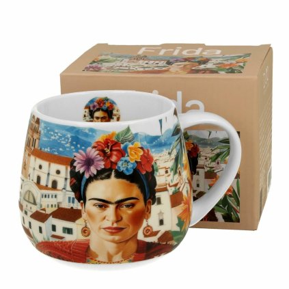 Porcelánový hrnček Mexican Art Frida 430 ml