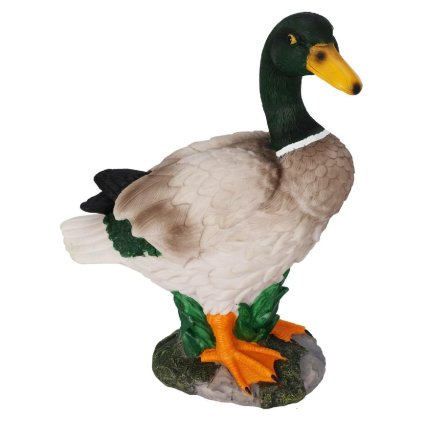 Záhradná figúrka z polistone Duck1, 26,5x21 cm, viacfarebná