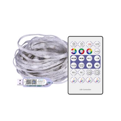 LED svetelná reťaz Wizard, 10m, RGB, ovládač