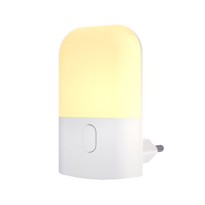 LED svietidlo do zásuvky Kama, 1x LED 0,5w, 2700k, w, senzor súmraku