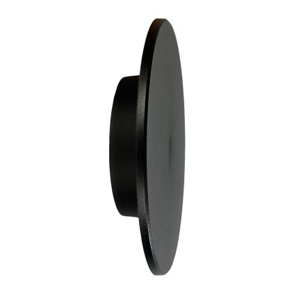 Exteriérové nástenné LED svietidlo Disk, 1x LED 12w, CCT, čierna