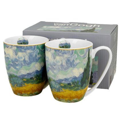 5902693957652 komplet 2 kubkow 350 ml van gogh wheat field