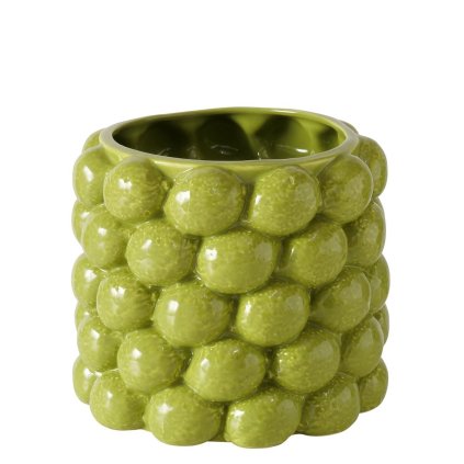 4066076447756 porcelanowa donica lime 16cm zielona