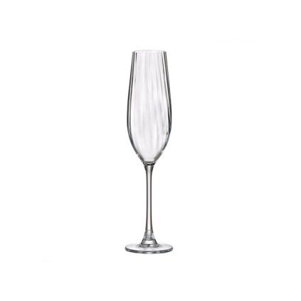 BOHEMIA COLUMBA OPTIC POHÁR NA ŠAMPANSKÉ 260ML SADA 6KS