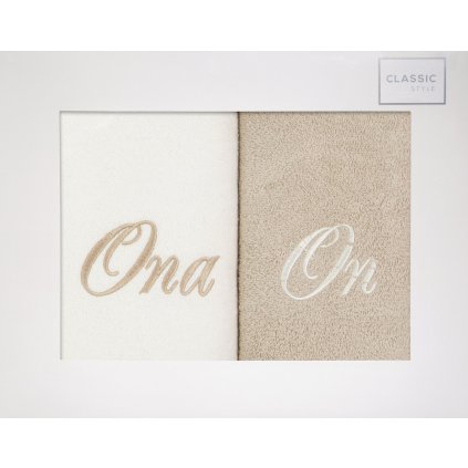 FROTÉ UTERÁK ONA ON SADA 2 KS 50X90 CM VIACFAREBNÁ