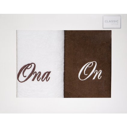 FROTÉ UTERÁK ONA ON SADA 2 KS 50X90 CM VIACFAREBNÁ